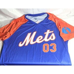 Stares Group New York Mets 03 Gibb Men's Quick Dry Jersey Shirt - Size Large